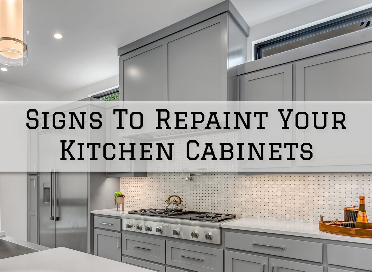 2022-08-11 Eason Painting Richmond MI Signs To Repaint Your Kitchen Cabinets