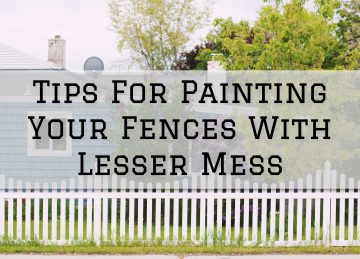 2023-05-04 Eason Painting Richmond MI Tips For Painting Your Fences With Lesser Mess