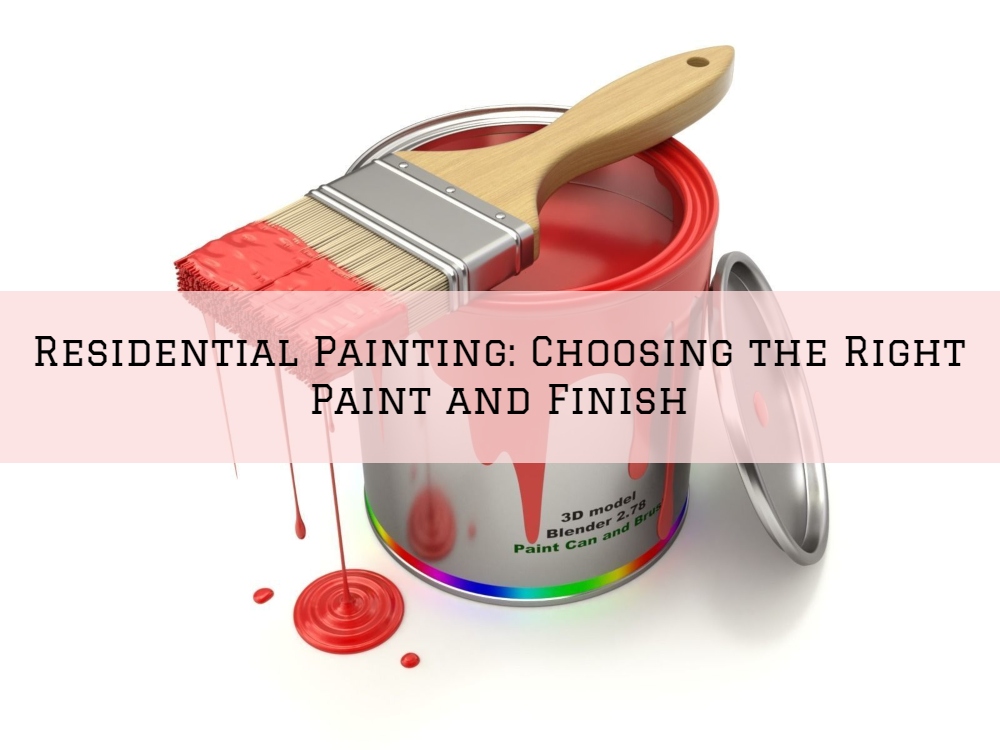 Residential Painting in Washington, MI_ Choosing the Right Paint and Finish